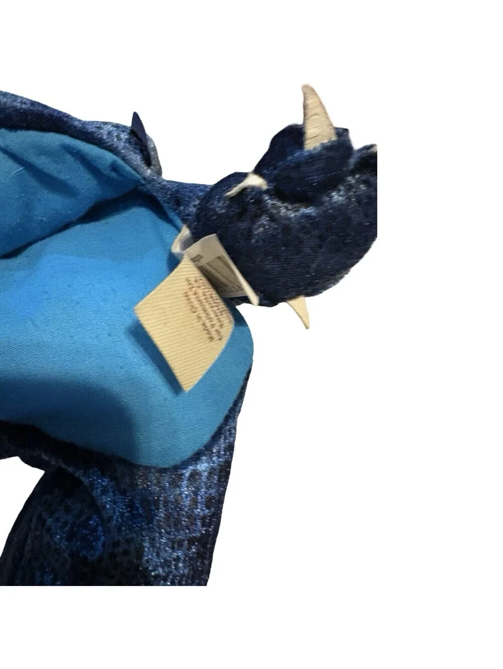 Folkmanis Blue 3-Headed  Plush Dragon Puppet 12 in